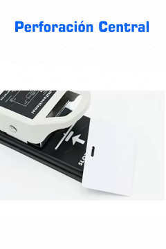Bordeador manual de tarjetas para credenciales y carnets