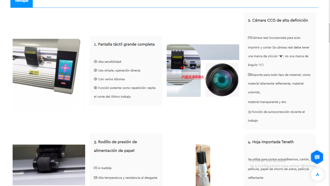 Plotter TNS24CCD motor servo corta vinil Innova Afe